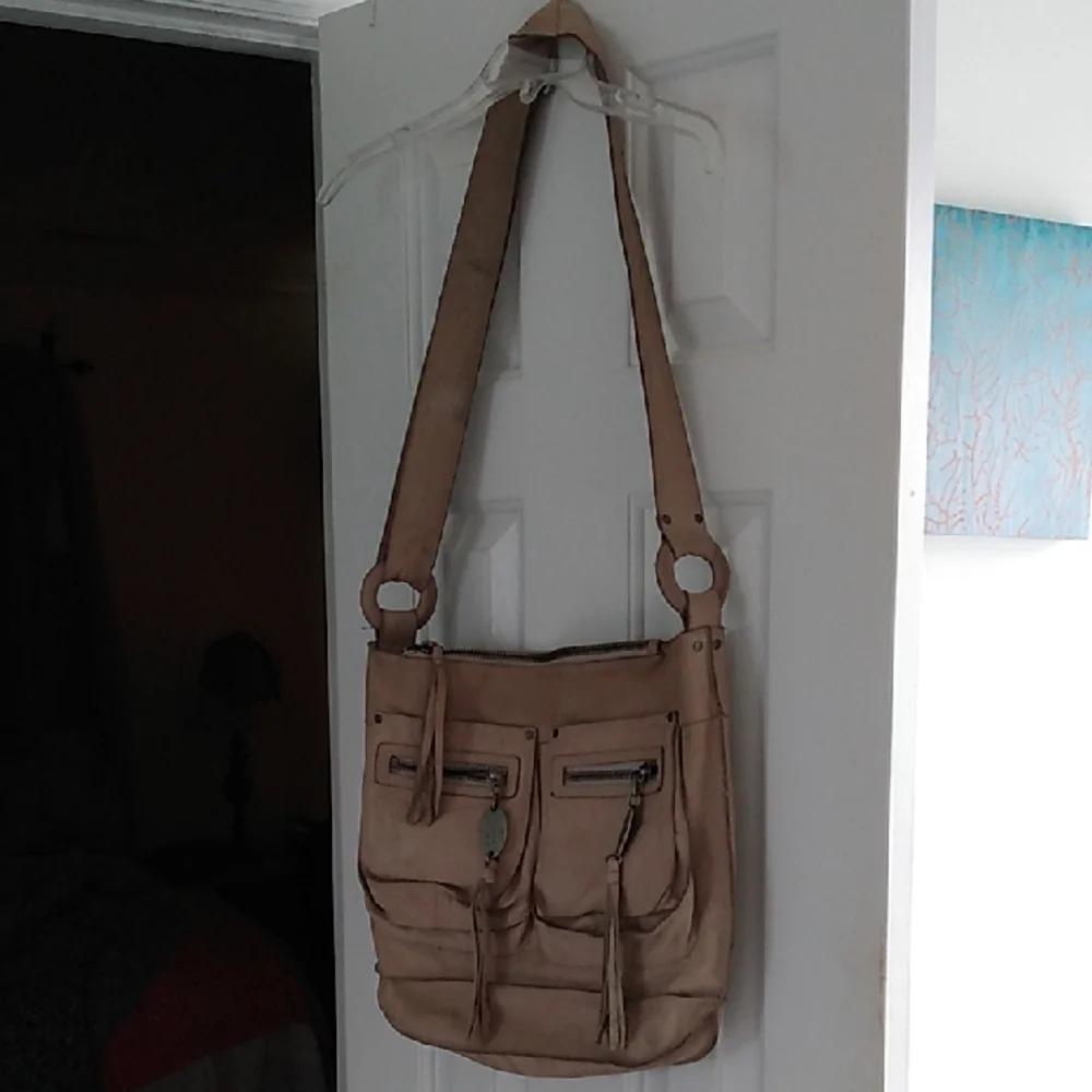 Vintage Juicy Couture Bag Leather Messenger Crossbody Bag Shoulder Purse